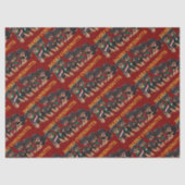 Merry Chrismutts Christmas Holiday Puppies Festive 薄葉紙 (正面)