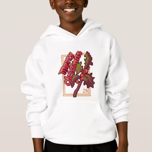 Merry Chrisrmas Holidays Pixel Art T-Shirt (正面)