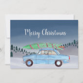 Merry Christmasのカスタマイズ可能な写真カード シーズンカード (正面)