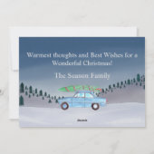 Merry Christmasのカスタマイズ可能な写真カード シーズンカード (裏面)