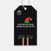 Merry Christmasの写真を自分で撮る ギフトタグ (裏面)