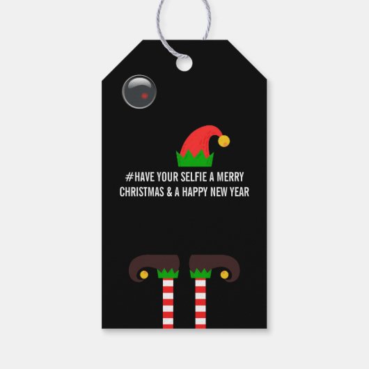 Merry Christmasの写真を自分で撮る ギフトタグ (裏面)