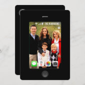 Merry Christmasの写真を自分で撮る シーズンカード (正面/裏面)