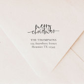 Merry Christmasスクリプトのリターンネームとアドレス セルフインキングスタンプ