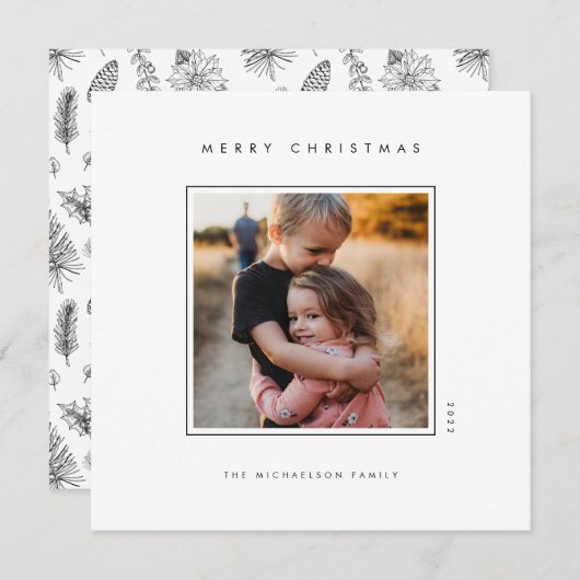 MERRY CHRISTMAS写真の追加 (正面/裏面)