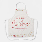 Merry Christmas エプロン (正面)