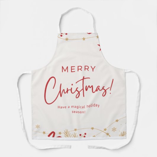 Merry Christmas エプロン (正面)