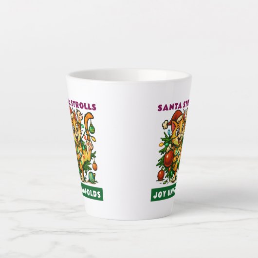 Merry Christmas カフェラテマグ (正面)