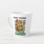 Merry Christmas カフェラテマグ (左アングル)