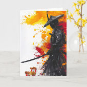 Merry Christmas カード (黄色い花)