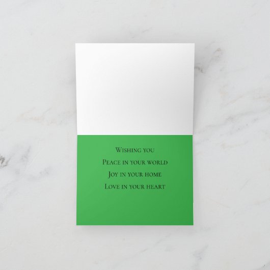 Merry Christmas  カード (内部)