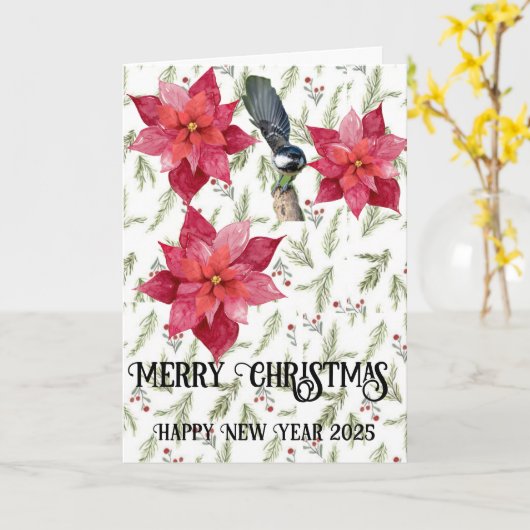 Merry Christmas! カード (黄色い花)