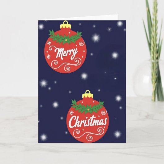 Merry Christmas カード (正面)