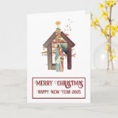 Merry Christmas! カード (黄色い花)