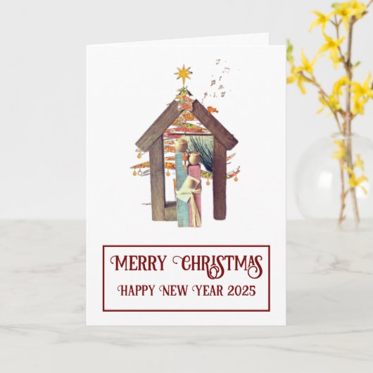 Merry Christmas! カード (黄色い花)