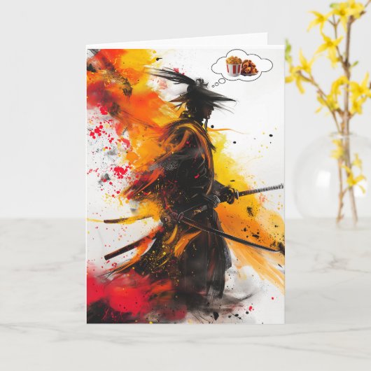 Merry Christmas カード (黄色い花)