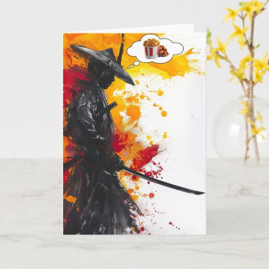 Merry Christmas カード (黄色い花)