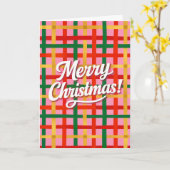 Merry Christmas カード (黄色い花)