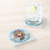 Merry Christmas ガラスコースター (アングル)