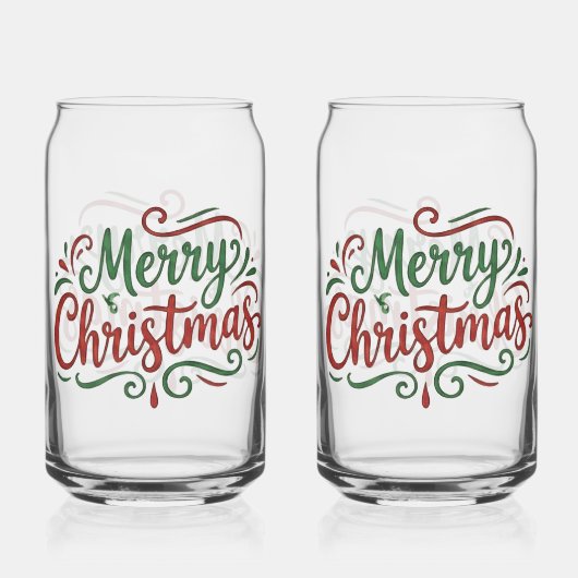 Merry Christmas  ガラス缶 (裏面)