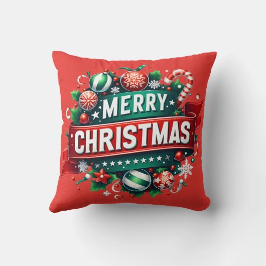 Merry Christmas クッション (裏面)