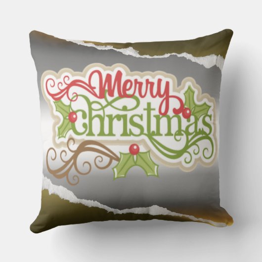 Merry Christmas  クッション (裏面)