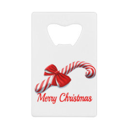 Merry Christmas クレジットカード栓抜き