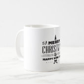 Merry Christmas コーヒーマグカップ (正面左)