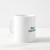 Merry Christmas コーヒーマグカップ (正面左)