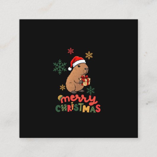 MERRY CHRISTMAS コーリングカード (正面)