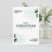 Merry Christmas サンキューカード (スタンド正面)