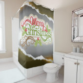 Merry Christmas  シャワーカーテン (インサイチュ)
