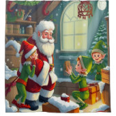 Merry Christmas  シャワーカーテン (正面)