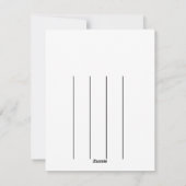 Merry Christmas シーズンカード (裏面)