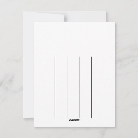 Merry Christmas シーズンカード (裏面)