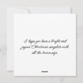 Merry Christmas! シーズンカード (裏面)