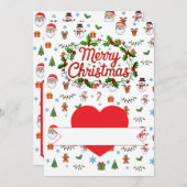 Merry Christmas シーズンカード (正面/裏面)