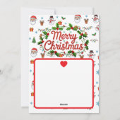 Merry Christmas シーズンカード (裏面)