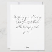  Merry Christmas シーズンカード (裏面)