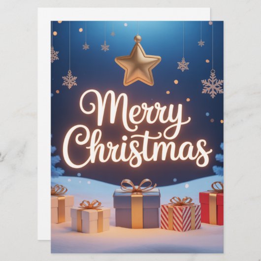  Merry Christmas シーズンカード (正面/裏面)