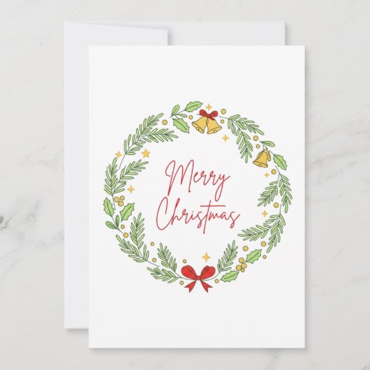 Merry Christmas シーズンカード (正面)