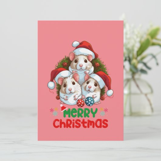 Merry Christmas  シーズンカード (スタンド正面)