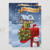 Merry Christmas  シーズンカード (正面/裏面)