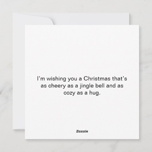 Merry Christmas! シーズンカード (裏面)