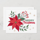 MERRY CHRISTMAS シーズンポストカード (正面/裏面)