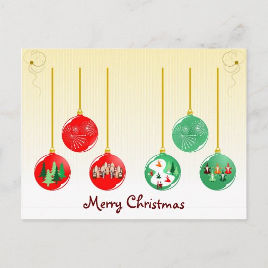 Merry Christmas シーズンポストカード (正面)