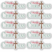 Merry Christmas シール (正面)