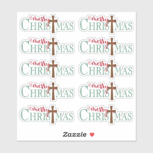 Merry Christmas シール (シート)