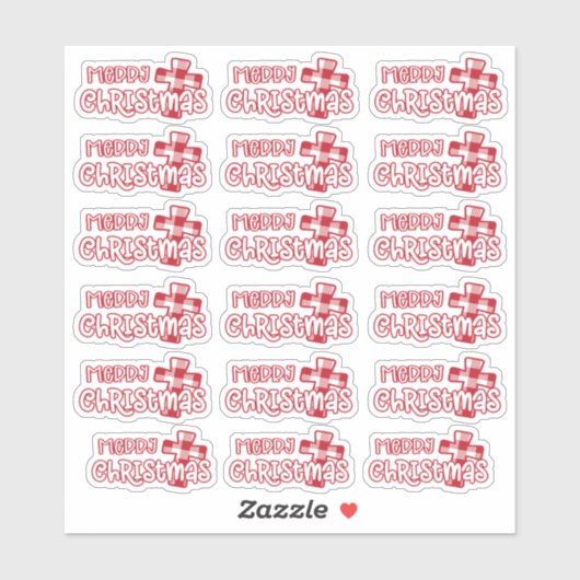 Merry Christmas シール (シート)