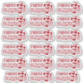 Merry Christmas シール (正面)